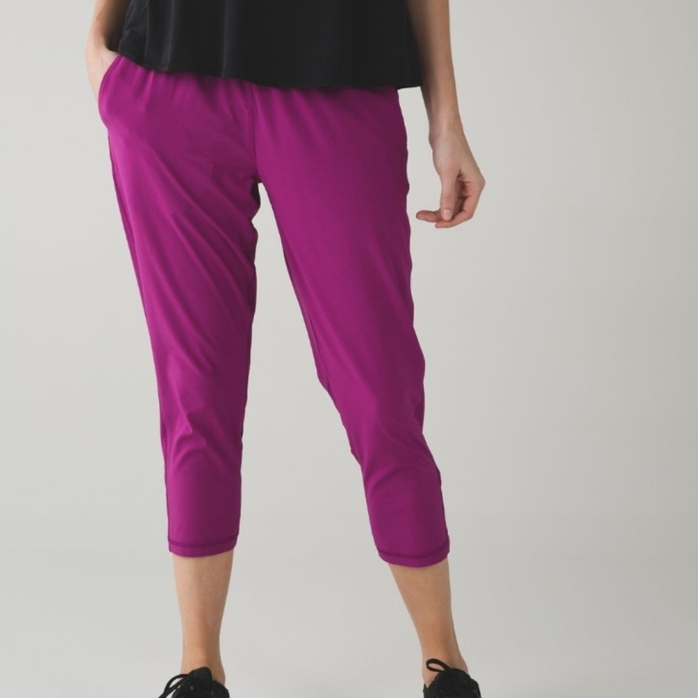 Lululemon Tranquil Crop Pants in Regal Plum 6